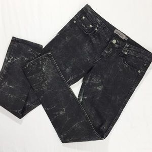Frankie B Black Distressed Jeans 28